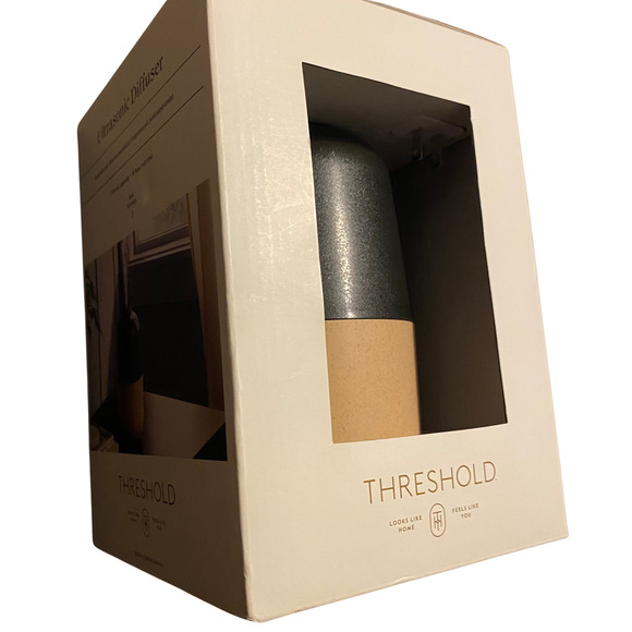 Black and Tan 200ml Speckle Medium Diffuser by Threshold: Spa Ambiance, 6hr NEW - Picture 5 of 5